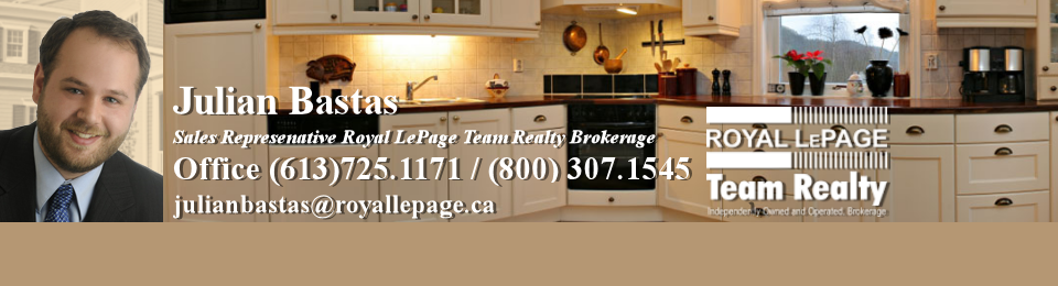 Your Ottawa Realtor Julian Bastas Royal LePage Team Realty Contact Me